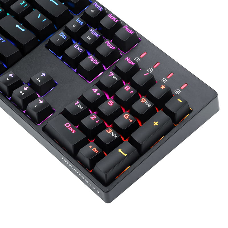 Заказать Игровая клавиатура 1stPlayer DK5.0 RGB Outemu Red USB (DK5.0-RD) (Black) на vchehle.ua