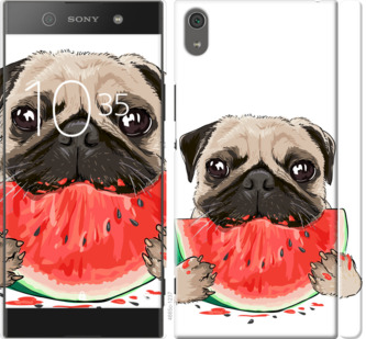 

Чохол Мопс і кавун на Sony Xperia XA1 Ultra G3212 843664