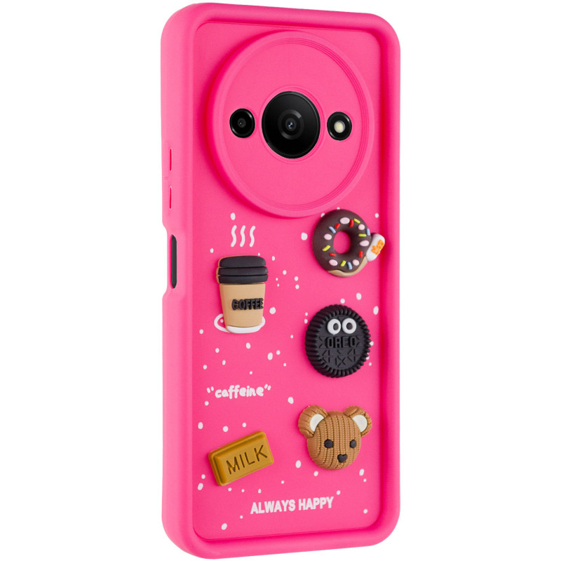 Чехол TPU Toys Case для Xiaomi Redmi A3 (Pink / Always Happy)