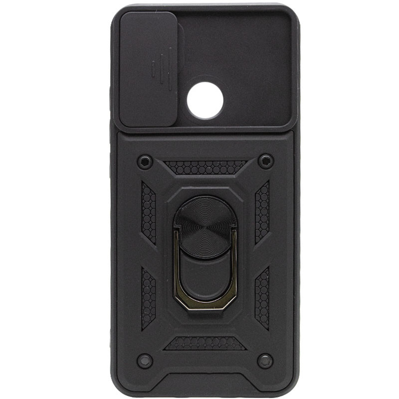 Фото Уценка Ударопрочный чехол Camshield Serge Ring для Xiaomi Redmi 9C (Эстетический дефект / Черный) в магазине vchehle.ua