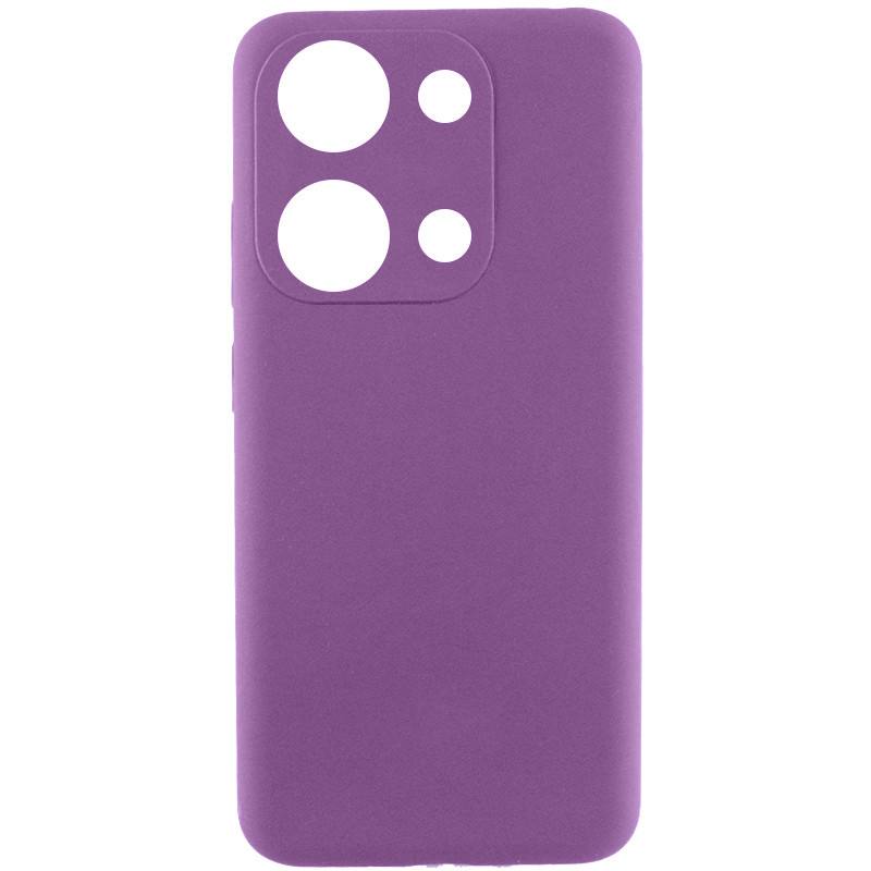 Чохол Silicone Cover Lakshmi Full Camera (AAA) на Xiaomi Redmi Note 13 Pro 4G / Poco M6 Pro 4G (Сливовий / Purple)