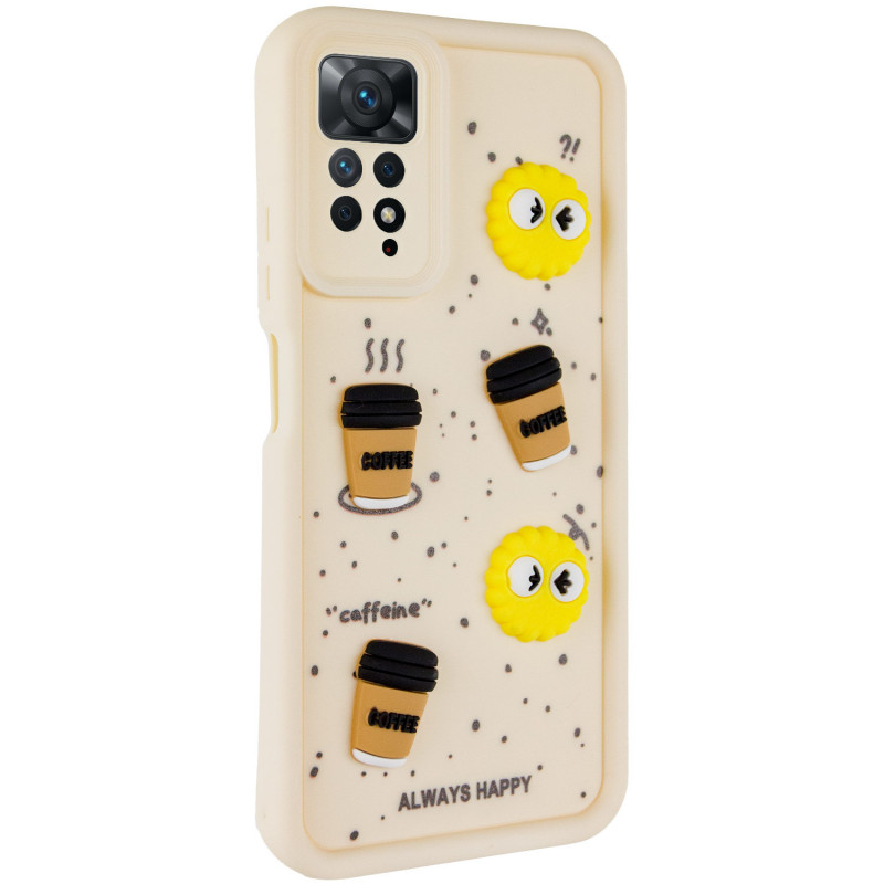 Чохол TPU Toys Case на Xiaomi Redmi Note 11 Pro 4G/5G / 12 Pro 4G (Sand / Always Happy)