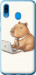 Чехол Funny Capybara CEO Working для Samsung Galaxy A30 2019 A305F