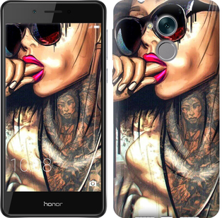 

Чохол Дівчина в тату на Huawei Honor 6C Pro 631413