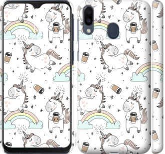 

Чехол Единорог и кофе для Samsung Galaxy M20 840661