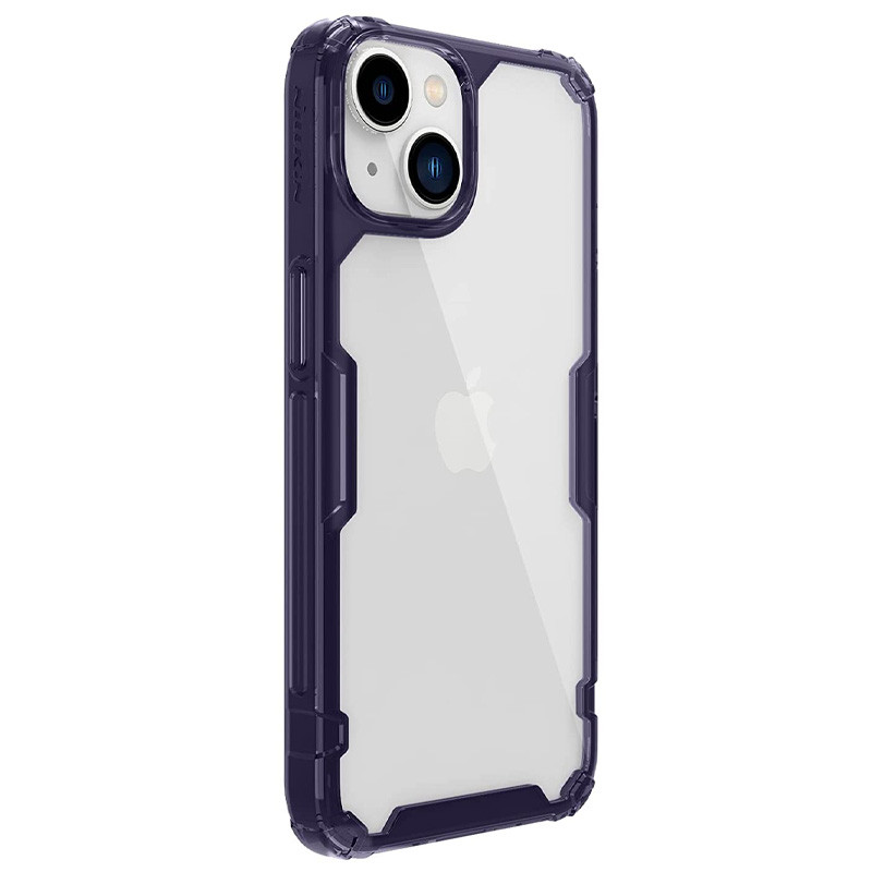 Фото TPU чехол Nillkin Nature Pro Series для Apple iPhone 14 (6.1") (Темно-фиолетовый (прозрачный)) на vchehle.ua