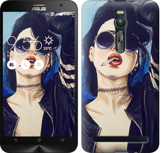 

Чехол Девушка на стиле для Asus Zenfone 2 ZE551ML 643984