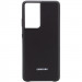 Чохол Silicone Cover (AA) на Samsung Galaxy S21 Ultra (Чорний / Black)