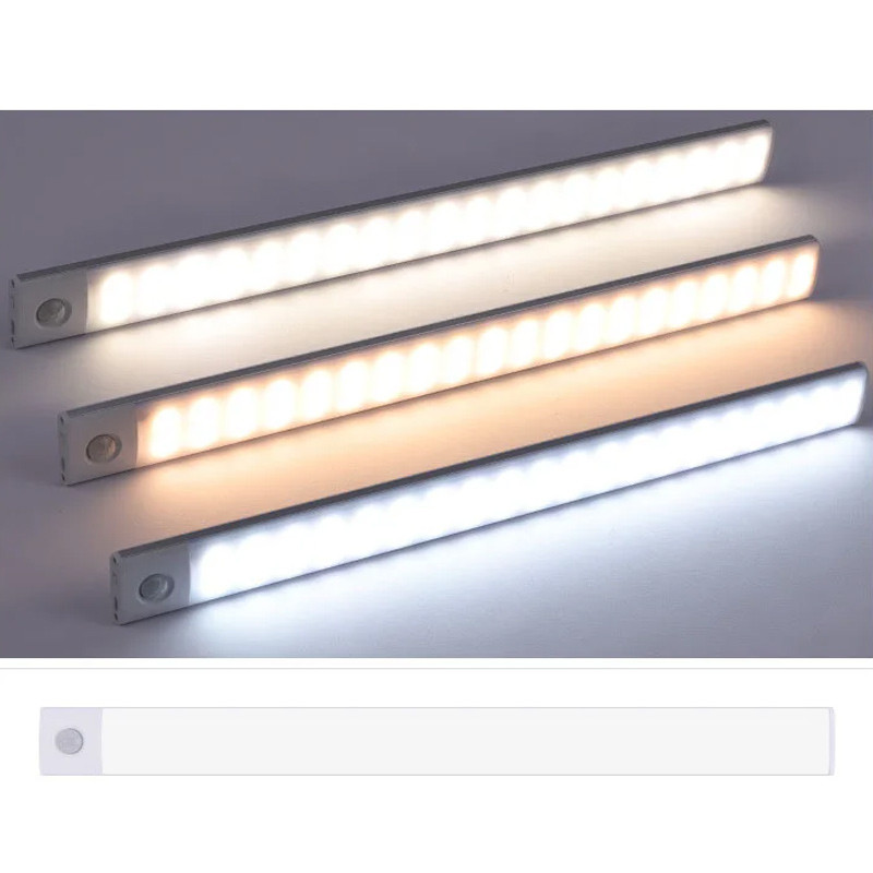 Фото Сенсорный светильник LED с датчиком движения MZ-L1803 (35*11,5*100mm) (White) на vchehle.ua