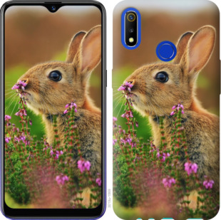 

Чехол Кролик и цветы для Realme 3 921810