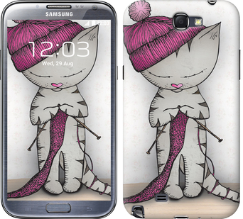 

Чехол Кошка рукодельница для Samsung Galaxy Note 2 N7100 584121