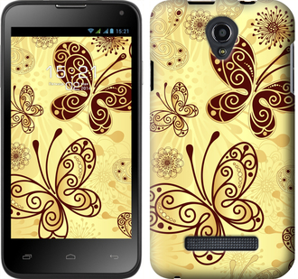 

Чехол Красивые бабочки для Fly IQ4415 629945