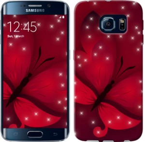 Чехол Лунная бабочка для Samsung Galaxy S6 Edge G925F