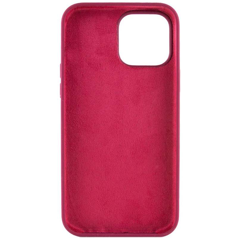 Фото Чехол Silicone Case Full Protective (AA) NO LOGO для Apple iPhone 12 Pro Max (6.7") (Бордовый / Maroon) в магазине vchehle.ua