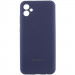 Чохол Silicone Cover Lakshmi Full Camera (AA) with logo на Samsung Galaxy A06 (Синій / Midnight blue)