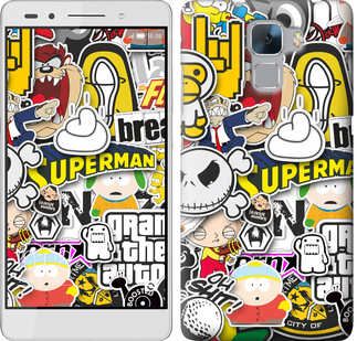 

Чохол Popular logos на Huawei Honor 7 628123