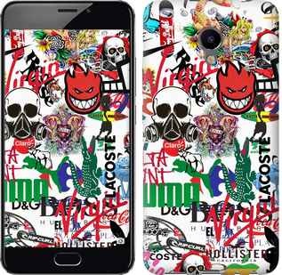 

Чехол Many different logos для Meizu M3e 638065