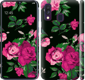 

Чохол Троянди на чорному тлі на Samsung Galaxy A40 2019 A405F 711486