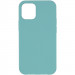 Чехол Silicone Case Full Protective (AA) NO LOGO для Apple iPhone 11 Pro Max (6.5") (Бирюзовый / Marine Green)