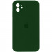 Чохол Silicone Case Square Full Camera Protective (AA) на Apple iPhone 11 (6.1") (Зелений / Army green)