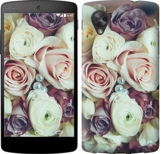

Чехол Букет роз для LG Nexus 5 452354