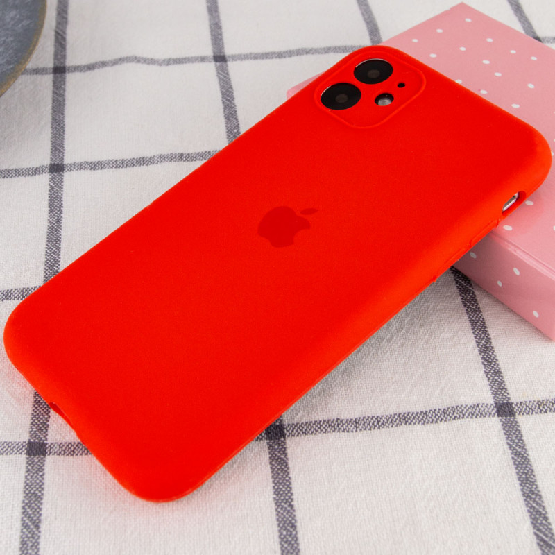 Фото Чохол Silicone Case Full Camera Protective (AA) на Apple iPhone 11 (6.1") (Червоний / Red) на vchehle.ua