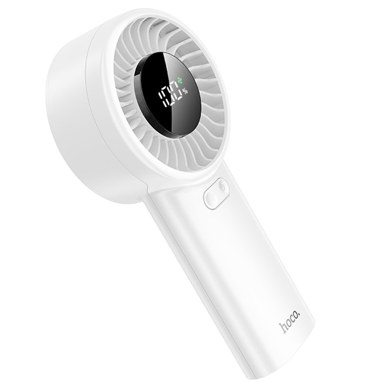 Портативный вентилятор Hoco HX62 Endless handheld fan 6000 mAh (White) в магазине vchehle.ua