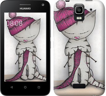 

Чохол Кішка рукодільниця на Huawei Ascend Y3C 584414