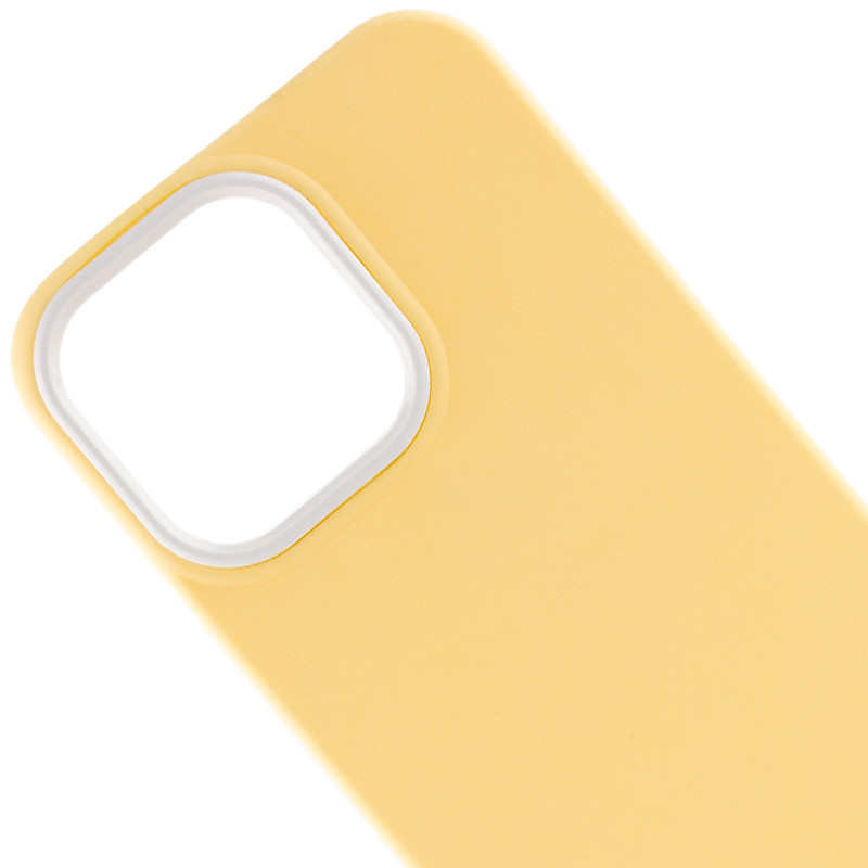 Фото Чохол TPU+PC Bichromatic на Apple iPhone 13 Pro Max (6.7") (Creamy-yellow / White) на vchehle.ua