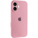 Чехол Silicone Case Full Camera Protective (AA) для Apple iPhone 16 (6.1") (Розовый / Light pink)