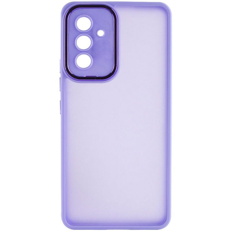 Фото TPU+PC чохол Accent на Samsung Galaxy S24 (White / Purple) в маназині vchehle.ua