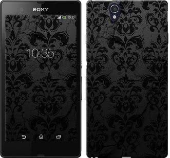 

Чохол Візерунок чорний на Sony Xperia Z C6602 647992