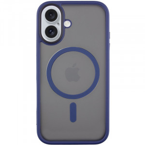 TPU+PC чохол Metal Buttons with Magnetic Safe на Apple iPhone 16 (6.1")