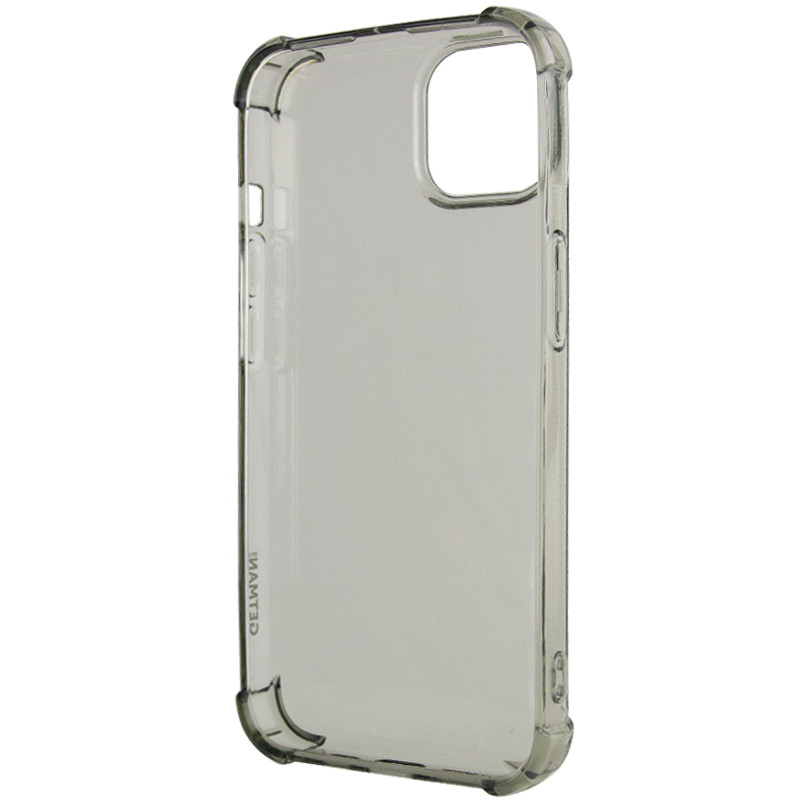 TPU чехол GETMAN Ease logo усиленные углы для Apple iPhone 13 mini (5.4") (Серый (прозрачный)) в магазине vchehle.ua