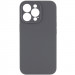 Чохол Silicone Case Full Camera Protective (AA) NO LOGO на Apple iPhone 15 Pro (6.1") (Сірий / Dark Gray)