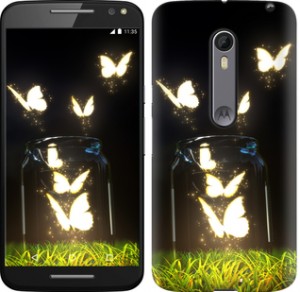 Чехол Бабочки для Motorola Moto X Style
