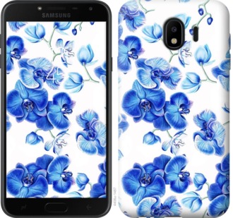 

Чехол Голубые орхидеи для Samsung Galaxy J4 2018 724923