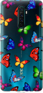 Чехол Красочные мотыльки для Oppo Reno Ace
