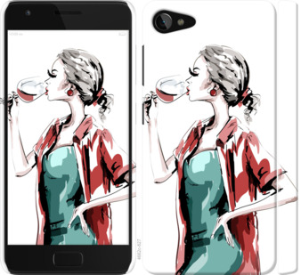 

Чехол Девушка с бокалом для Lenovo ZUK Z2 841513