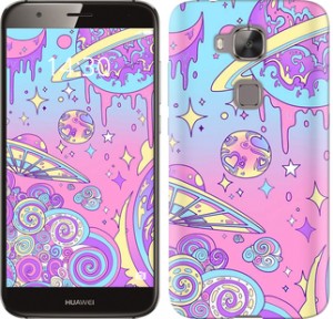 Чехол Розовая галактика для Huawei G8