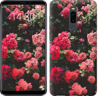

Чехол Куст с розами для Meizu Note 8 689861