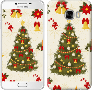 

Чехол Новогодняя елка для Samsung Galaxy C7 C7000 450818