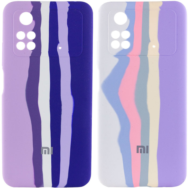 Чохол Silicone Cover Full Rainbow на Xiaomi Poco M4 Pro 4G