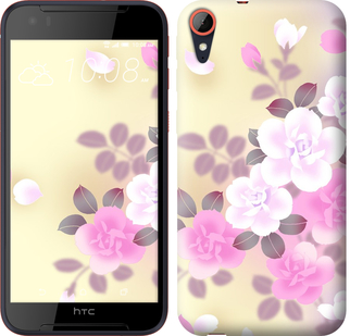 

Чохол Японські квіти на HTC Desire 830 579054