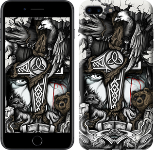 Чохол Тату Викинг для iPhone 8 Plus