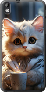 Чохол White cat на HTC Desire 816