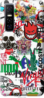 

Чехол Many different logos для Vivo Y73S 1111476