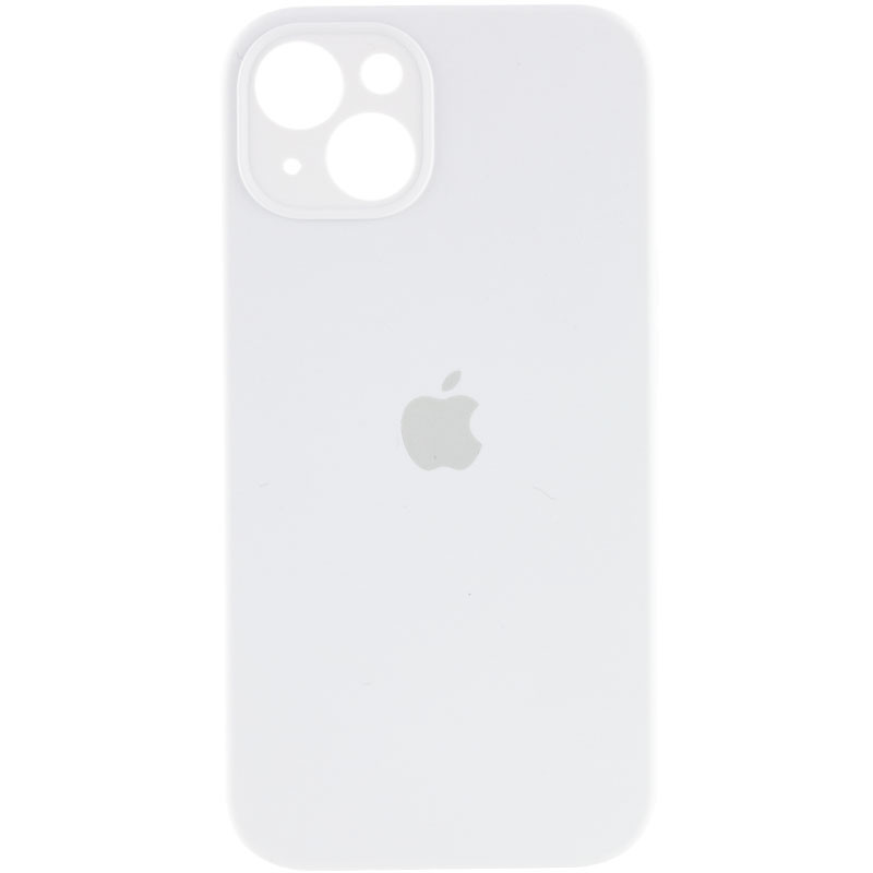 Чохол Silicone Case Full Camera Protective (AA) на Apple iPhone 13 (6.1") (Білий / White)