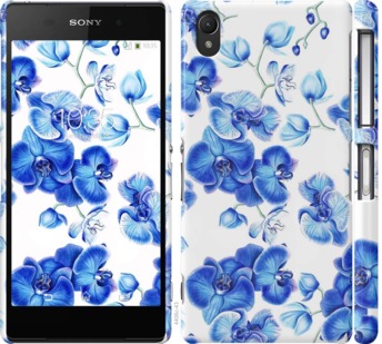 

Чехол Голубые орхидеи для Sony Xperia Z2 D6502/D6503 725089