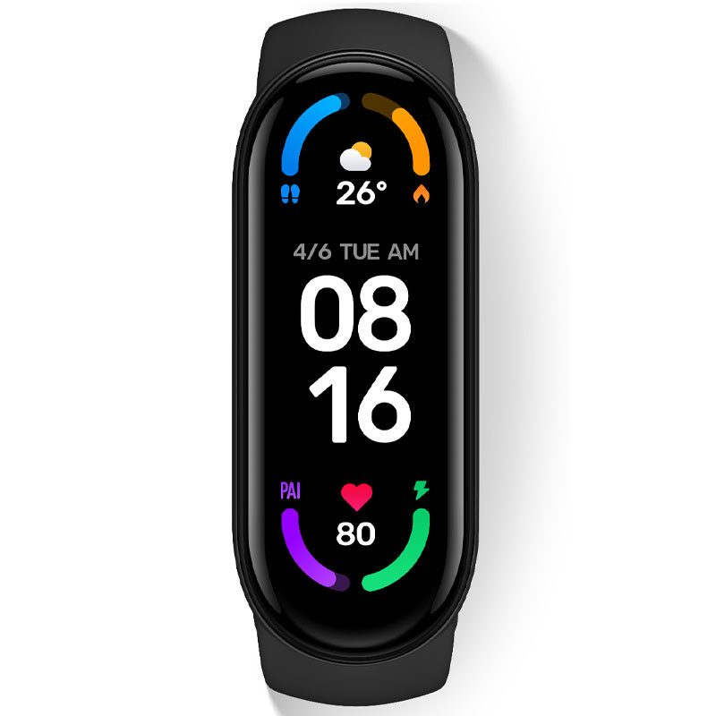 Фото Фитнес-браслет Xiaomi Mi Band 6 NFC UA (Черный) в магазине vchehle.ua